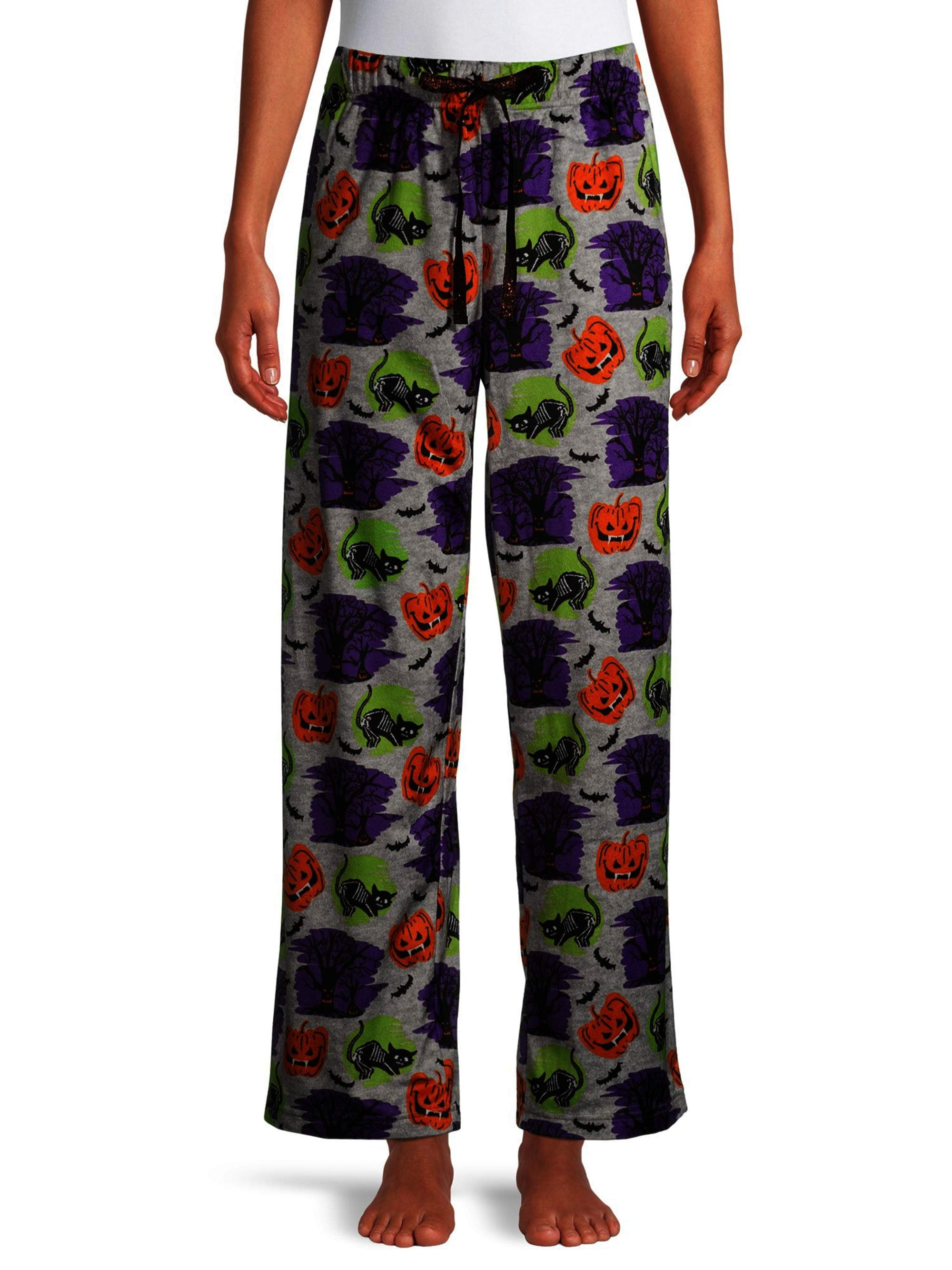 Briefly Stated Women's and Women's Plus Halloween Pajama Pants ...