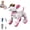 Pink, variant on Remote Control Robot Dog Toys for Toddlers, Interactive Programmable RC Puppy with LED Eyes, Rechargeable Programmable Stunt Robot Dog, for Boys Ages 3 4 5 6 7 8 9 Birthday