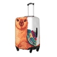 thumbnail image 2 of Daiia Cozy Knitting Llama Luggage Cover, Thickened Washable Travel Luggage Covers, Elastic Unique Baggage Covers for 18-20 inch Luggage-X-Large, 2 of 9