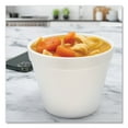 thumbnail image 4 of Dart Foam Containers, 24 oz, White, 25/Bag, 20 Bags/Carton, 4 of 8