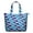 Blue-35, variant on Large Capacity Plaid Weekender Bag with Zipper Closure - Vintage Checkered Travel Tote for Women, Durable Handles & Interior Pockets