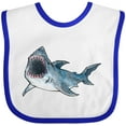 thumbnail image 3 of Inktastic Great White Shark Boys or Girls Baby Bib, 3 of 4
