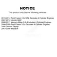 thumbnail image 2 of Transit Auto Front Complete Suspension Shocks Strut and Coil Spring Mount Assemblies Pair for Car Ford Fusion Mazda 6 Lincoln MKZ Zephyr Mercury Milan - Left Right Side (Driver Passenger) K78A-100066, 2 of 2