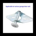 thumbnail image 2 of 12 Pcs Rouleau de Porte de Garage en Nylon 1.8 Pouces Tige de 4 Pouces, Roues de Porte de Garage Silencieuses pour Remplacement de Rail de Porte de Garage, 12 x Rouleaux de Porte de Garage, Blanc, 2 of 6