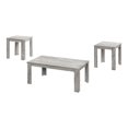 thumbnail image 1 of Monarch Specialties Table Set, 3pcs Set, Coffee, End, Side, Accent, Living Room, Laminate, Grey, Transitional, 1 of 4