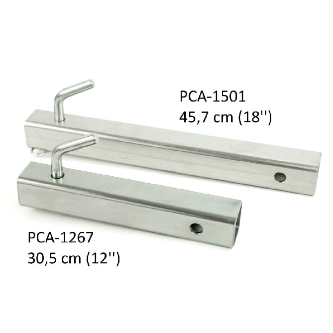 PCA-1501 Portable Winch Square Tube with Bent Hitch Pin 