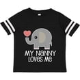 thumbnail image 3 of Inktastic My Nanny Loves Me Grandchild Boys or Girls Toddler T-Shirt, 3 of 5