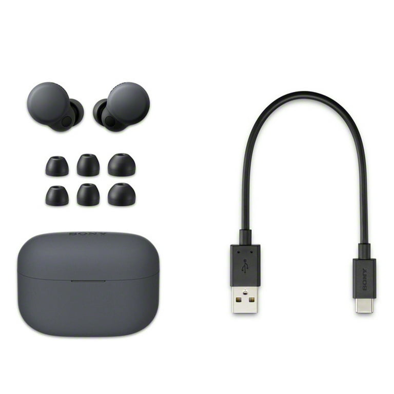 Sony LinkBuds S Truly Wireless Noise Canceling Earbuds, Black 