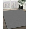 thumbnail image 3 of Ahgly Company Machine Washable Indoor Square Transitional Carbon Gray Area Rugs, 4' Square, 3 of 7