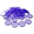 thumbnail image 2 of 100PCS/Set Plastic 19mm Chips Multi Color Markers Fun Multi chips Family Club Children Game Supplies Counting Math Toys, 2 of 9