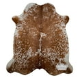 thumbnail image 2 of Brown Speckled Cowhide Rug, 5x7 ft, Genuine Leather, Natural Cowhide for Modern & Rustic Decor, 2 of 6