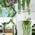thumbnail image 5 of Fabulas 24 Pack 173Ft Artificial Ivy Fake Vines, Ivy Vines Garland Greenery Hanging Plants Vines Leaf for Wedding Garden Party Home Room Wall Decor Aesthetic, 5 of 7