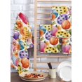 thumbnail image 2 of Easter Colorful Eggs Kitchen Dish Towels for Drying Dishes Set of 2, Farmhouse Floral Polka Dot Waffle Weave Microfiber Hand Tea Bathroom Towels Quick Dry & Absorbent Towel 15.7x23.6, 2 of 7