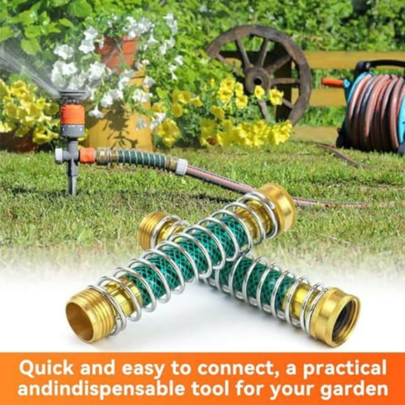 2 Pack Garden Hose Extension Adapter Water Hose Extension Adapter Hose Extender Shenzhuyue