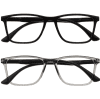 Black / Gray - 2 Pairs