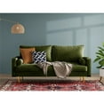 thumbnail image 6 of Pemberly Row Contemporary 70" Upholstered Velvet Sofa in Green, 6 of 8