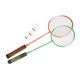 thumbnail image 5 of Juego de raquetas de bádminton con esponja elástica de alta calidad, agarre cómodo, raqueta de bádminton de aleación de acero y 3 volantes., 5 of 14
