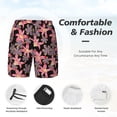 thumbnail image 3 of Daiia Lilies Flowers Mens Swim Trunks Swim Shorts Quick Dry Swim Shorts with Mesh Lining Pockets-X-Large, 3 of 9