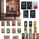 thumbnail image 5 of Paquete de 2 Carteles de Chapa de Metal Retro con Placa para Pared, Póster para Bar, Pub, Cerveza, Hogar, 15x30 Cm Macarena Placa de la pared de señal de chapa, 5 of 8