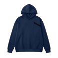 thumbnail image 6 of THNCYX Hoodies For Men With Zipper Chest Pocket Long Sleeve Top Loose Fit Casual Street Style Soft Mens Sweatshirt Fall Outfits S-2XL, 6 of 8