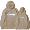 thumbnail image 2 of KPop Demon Hunters Hoodie - LOGO Printed Pattern Anime Movie Pattern Men's and Women's Fashion Pullover Sweatshirt, Suitable for K-Pop and Anime Fans#Khaki L, 2 of 3
