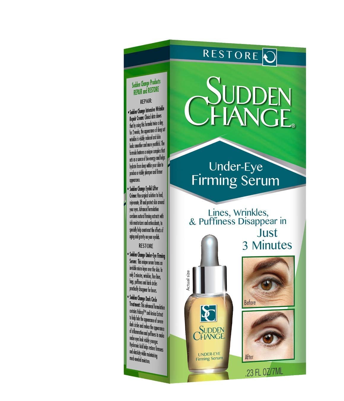 sudden change eye serum walmart