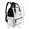 thumbnail image 2 of Fuzoiu Cute Elephant Print Diaper Bag Backpack,Baby Essentials Travel Tote,Multi function Waterproof Diaper Bag, Travel Essentials Baby Bag - Unisex, 2 of 6