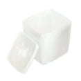 thumbnail image 6 of CATIEBYE 1Pcs Cotton Swab Storage Box in White Resin for Bathroom and Salon Use, 6 of 8