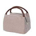 thumbnail image 1 of Product Category Food Storage — Portable Bento Bag Thermal Snack Lunch Bag for Work or School Stripe Pattern Insulated Carry Bag for Fresh Meals and Easy Organization, 1 of 7