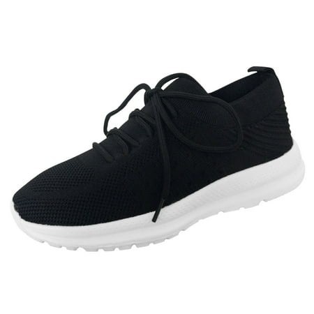 

zuwimk Sneakers For Women Slip On Women s Fashion Sneaker White Color Washed and Leopard Canvas Slip on Shoes Black