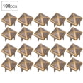 thumbnail image 4 of Filfeel 100 PCS Copper Rivets Square Studs Claw Rivets Fashion Accessories Nailhead Punk Decorative For Clothes Jackets Belts, 4 of 7