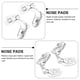 thumbnail image 4 of 1 Set 5 pares de silicona U Forma Gafas Almohadillas nasal Vidrios antideslizantes Puentes de la nariz, 4 of 7