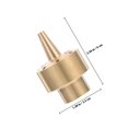 thumbnail image 2 of HEALEEP Brass Fountain Nozzle Golden Column For Pond Use 1Pack, 2 of 8