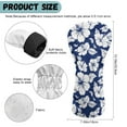 thumbnail image 6 of Yuyamidu Blue Hibiscus Golf Club Head Cover with Soft Lining Blue Flowers Golf Club Cover Waterproof PU Leather Hybrid Fairway Driver Headcover Golf Gift for Golfers, 6 of 7