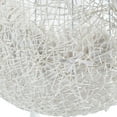 thumbnail image 5 of Modway Hide Modern Rattan/Fabric Outdoor Swing Chair with Stand in White/White, 5 of 5