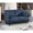 Dark Blue, variant on Metal frame 2-seat sofa with USB port | Good for tech-savvy users | Enjoy comfort while charging your devices