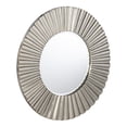 thumbnail image 1 of Meubles SEI Hessmer Miroir Décoratif en Verre Rond en Argent, 1 of 3
