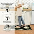 thumbnail image 5 of Coffee Kitchen Rugs, 2 Pieces Washable Kitchen Mats Coffee Theme Non Skid Anti Fatigue Kitchen Mat Coffee Floor Mats for Home Floor Office Bathroom Entryway Decorations, 5 of 6