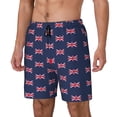 thumbnail image 5 of Mens Uk Flag Union Jack Swimming Trunks with Compression Liner Beach Quick Dry Swim Shorts, 5 of 6