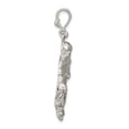thumbnail image 2 of 925 Sterling Silver Hockey Goalie Stick Puck Glove Player Necklace Charm Pendant Sport, 2 of 9
