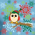 thumbnail image 3 of CafePress - Christmas Owl Fitted T Shirt - Fitted T-Shirt, Vintage Fit Soft Cotton Tee, 3 of 4