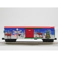thumbnail image 4 of M.T.H. Electric Trains MTH RAILKING Christmas BOXCAR W/Blinking LEDs Reindeer Crossing O Gauge 30-71155, 4 of 9