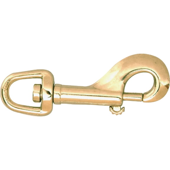 Campbell Swivel Eye Bolt Snap Nickel - Die-Cast Zinc
