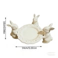 thumbnail image 2 of Easter Cake Decorations Resin Material Sturdy Durable Dessert Stand for Home Table, Easter Party, Dessert Display, 2 of 8