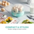 thumbnail image 5 of Elite Gourmet EGC115M - Cocina de huevos eléctrica de 7 huevos, suave, mediano, duro con apagado automático, taza de medición incluida, sin BPA, menta retro, 5 of 5
