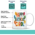 thumbnail image 4 of Funny Gift Birthday Name Happy Birthday Custom, Happy Birthday, Personalized, Birthday Gift 257878 11 Oz White Ceramic Coffee Mug 839816, 4 of 7