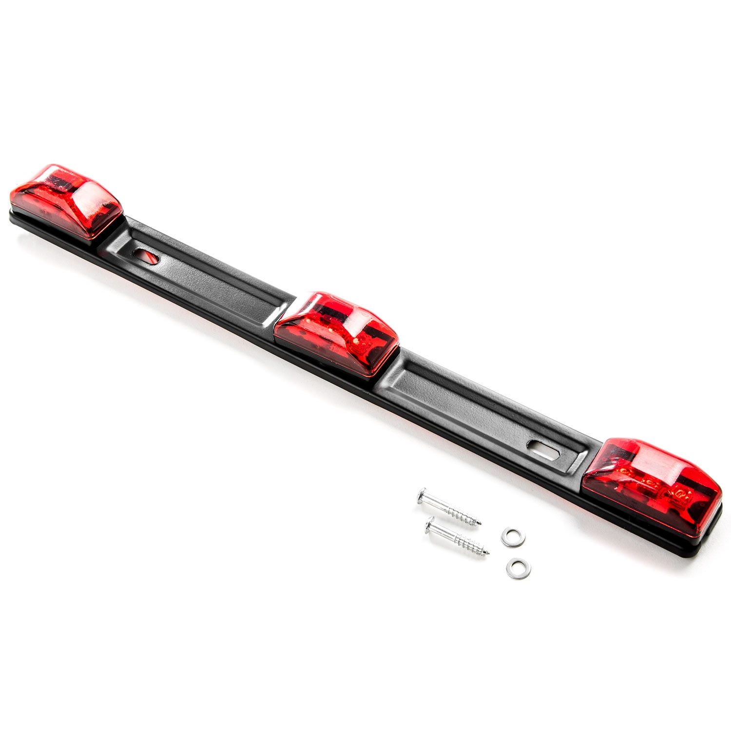 Red Clearance ID BAR Marker Light 3 Light 9 LED Trailer Sealed