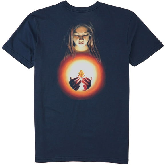 Billabong Men's Kamea Poiwena Premium Tee T-Shirt (Small, Navy)