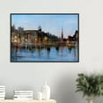 thumbnail image 2 of Winter In Amsterdam | Signed Fine Art Prints By Scottish Artist Hunter | Unframed or Varied Frames Available, 2 of 30