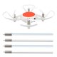 thumbnail image 2 of [2pcs] Clockwise Motor + [2pcs] En Contrario A s Manecils Del Reloj RC Accesorios Set CUTICAT RC Drone Cuadricóptero Accesorios, 2 of 8